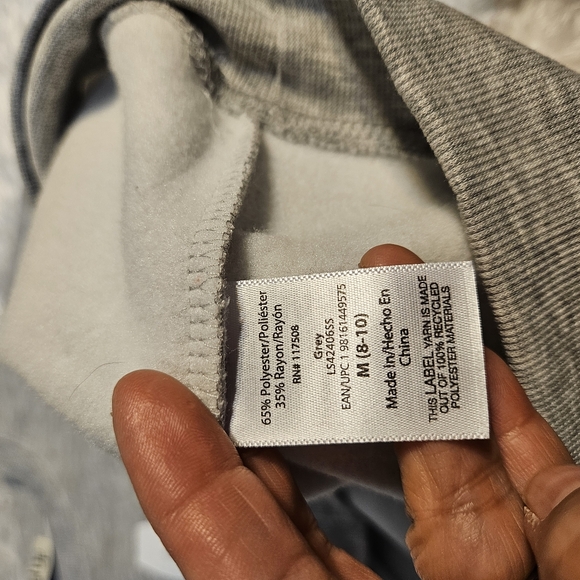 Wound‎ Up I Want Pizza Not Feelings Graphic Sweatshirt Crewneck Gray SZ MEDIUM - Picture 8 of 10